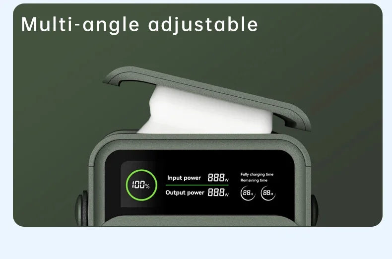 Portable Power Bank 192Wh Camping LiFePO4 Battery PD3.1 140W Ultra Fast Charging DC Solar Supply Generator