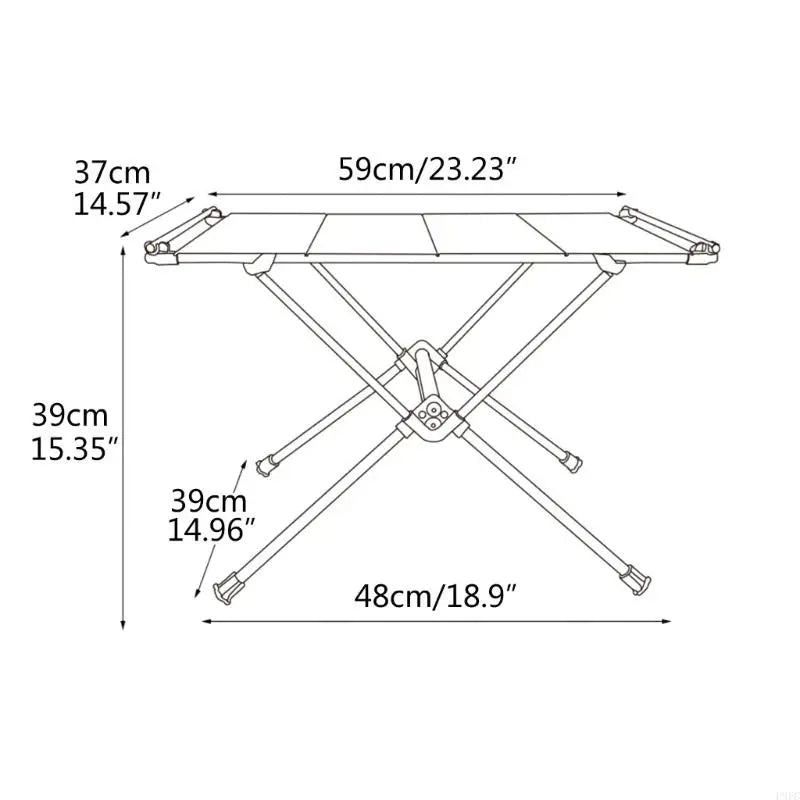 Outdoor Folding Camping Table with Mesh Bag Outdoor Backyard Picnic BBQ Hiking